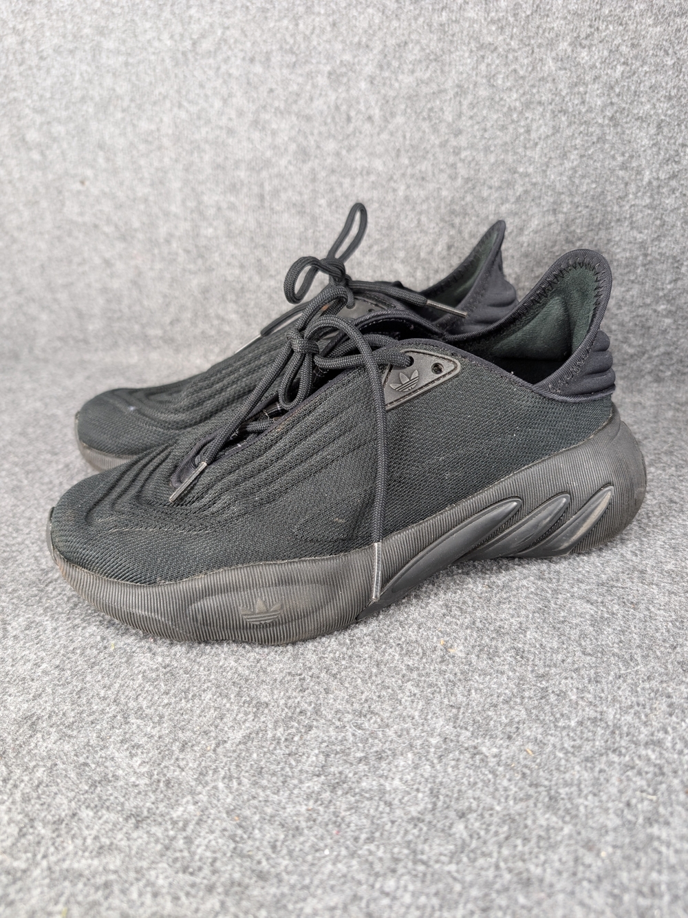 Adidas Men’s Black Athletic Slip-On Sneakers